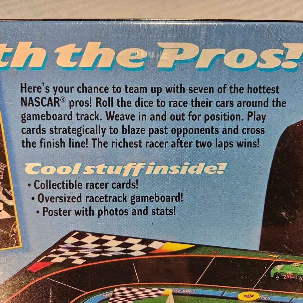 NASCAR Champions Racing Board Game New Sealed Milton Bradley collectable cards